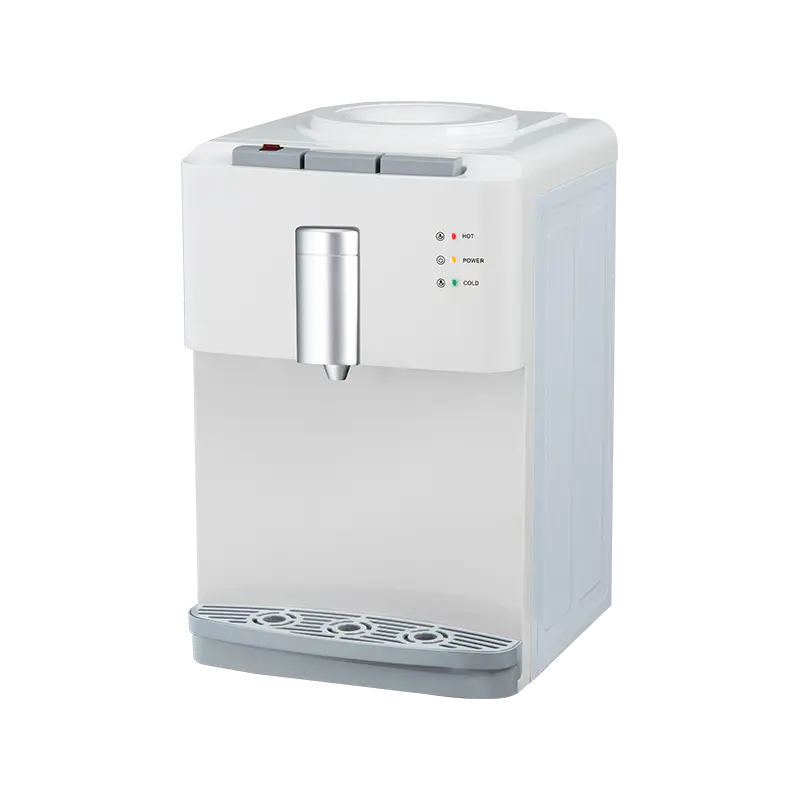 YR-2507T/YLR-2507T Biały, stacjonarny dystrybutor wody z lodówką