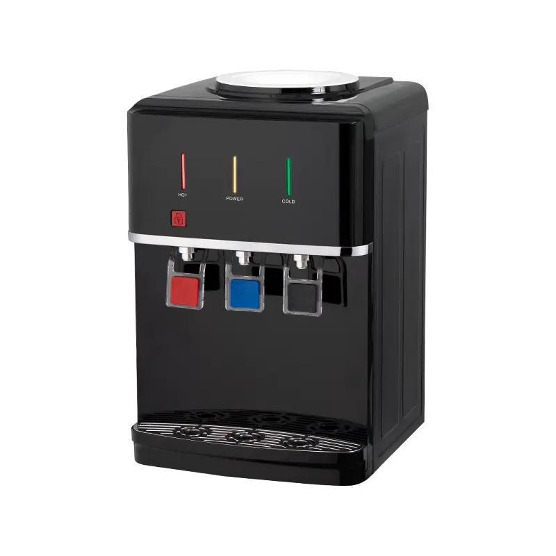 YR-2509T/YLR-2509T Czarny, biurkowy dystrybutor wody z trzema wylotami